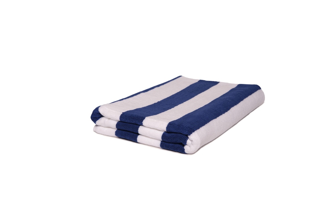 Serviette de plage 80 × 160 rayée B/B