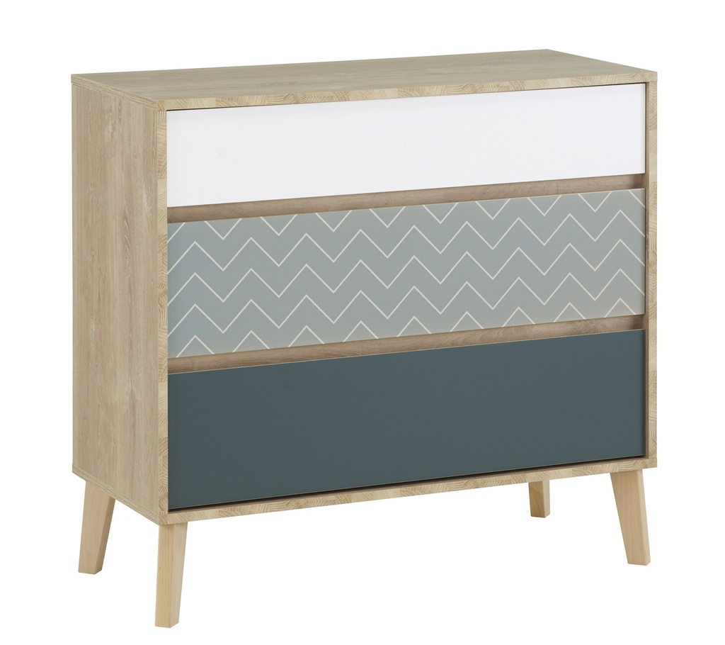 COMMODE 3 TIROIRS LARVIK