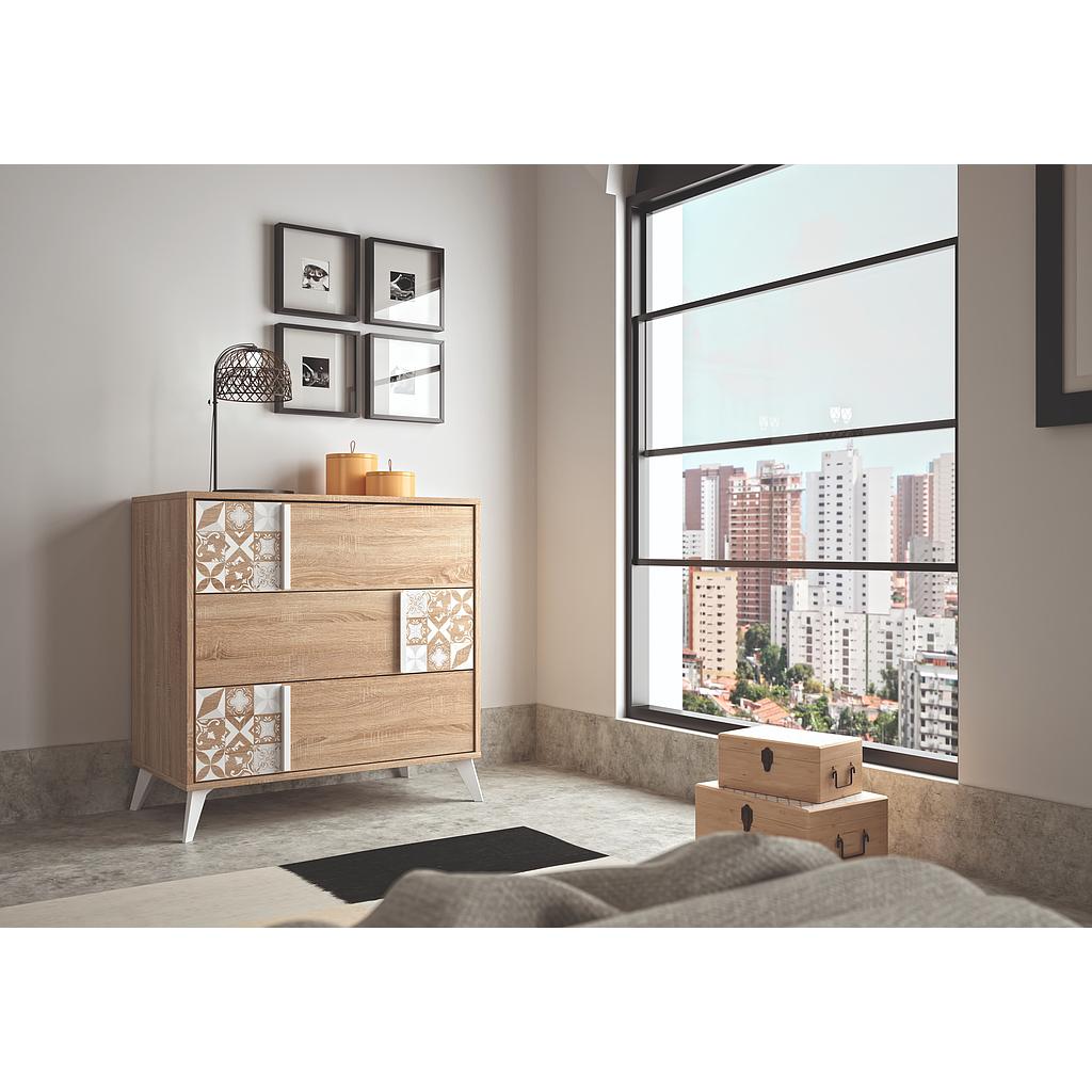 CHLOE Three-Drawer Dresser