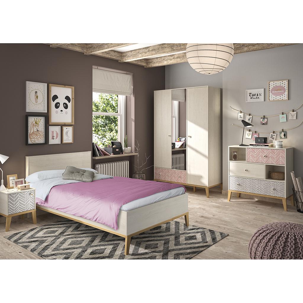 ALIKA Bed 90x190 cm with Bed Base
