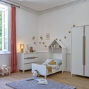 COMMODE 3 TIROIRS CELESTE (avec plan a langer)