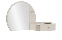 [ALIKSURMIR] ALIKA Mirror Hutch with Drawer for Desk or Dresser