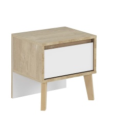 [LARVCHEVBLC] LARVIK One-Drawer Nightstand — White