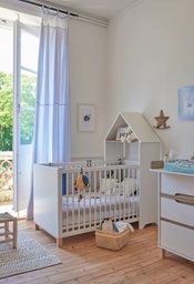 [CELESLITBB70] CELESTE Crib 70x140 cm with Two Conversion Rails