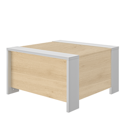 [AUROTABLEBASWHITE] TABLE BASSE AURORA WHITE