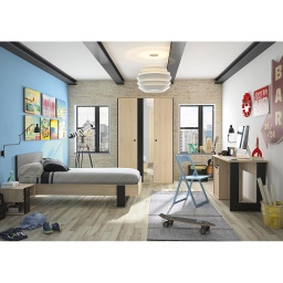 [DUPLIT140] DUPLEX Bed 140x190 cm with Bed Base