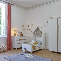 [CELESCOM3T] COMMODE 3 TIROIRS CELESTE (avec plan a langer)
