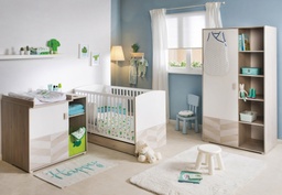 [AUGUSCOM1P] AUGUSTIN One-Door Dresser with Changing Top