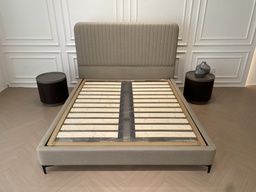 Lit TIARE  Beige avec sommier