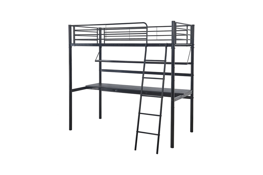 Loft Bed 90 cm with Desk