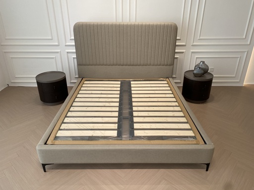 TIARE Bed with Bed Base — Beige